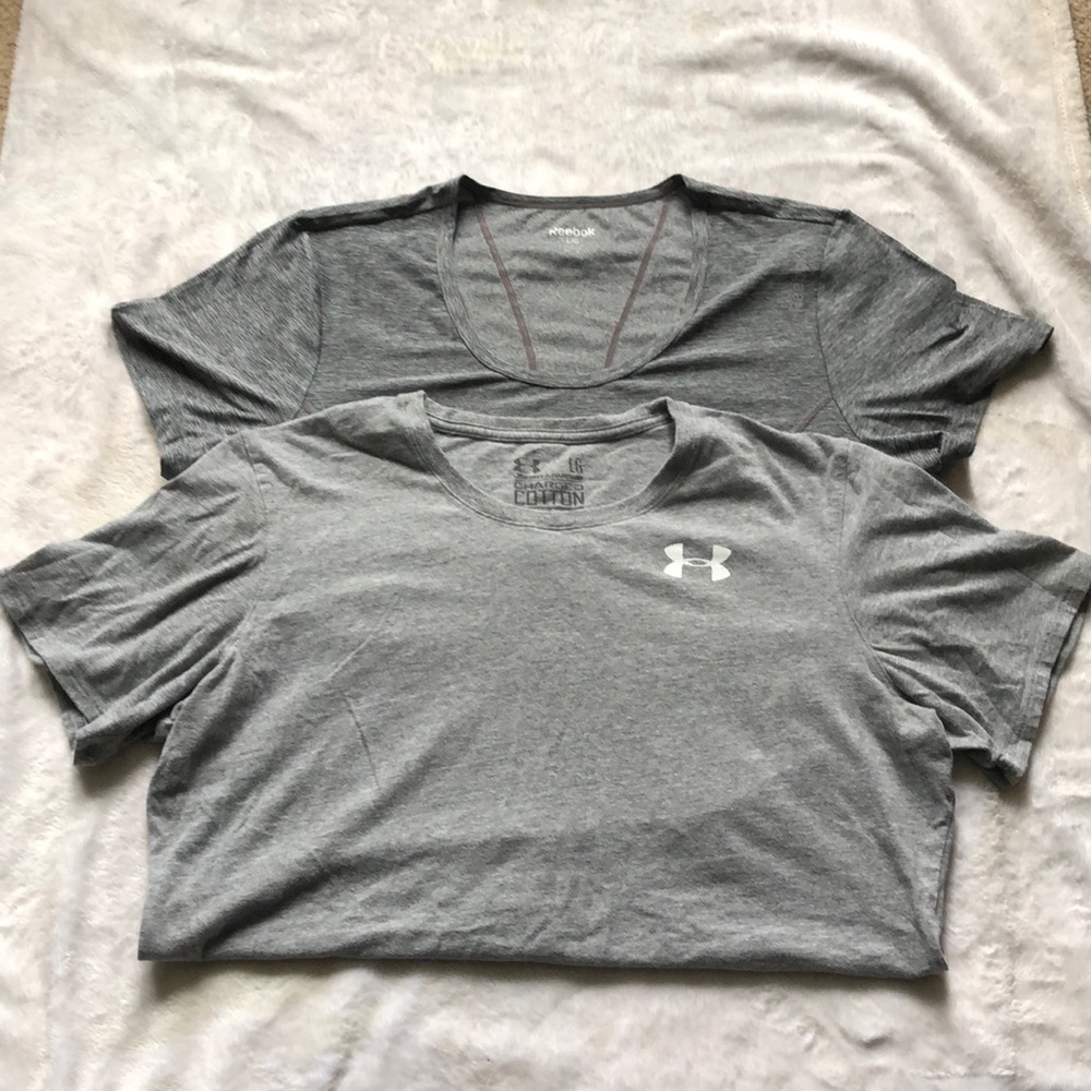 Set of 2 grey workout shorts size L